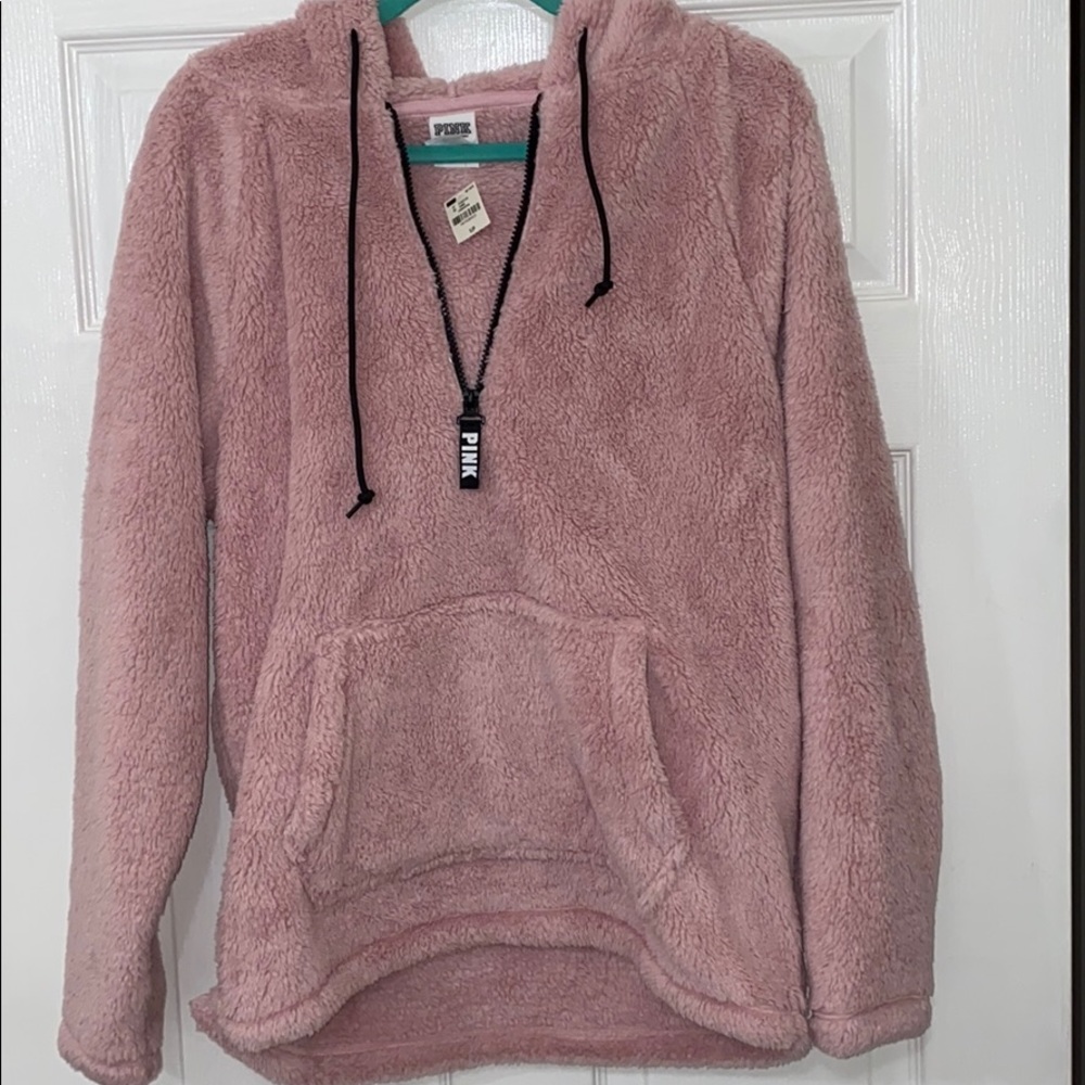 Pink Victoria’s Secret Hooded Pullover